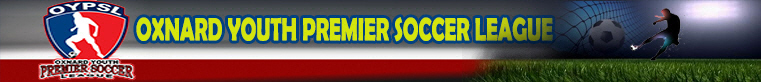 2014 Oxnard Youth Premier Soccer League Spring Season banner